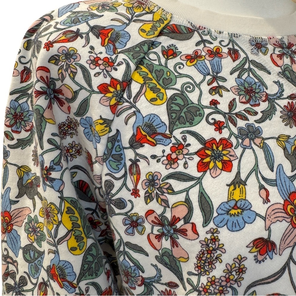 Boden Women’s Floral Print Crewneck Sweatshirt Style J0562 sz M - Picture 3 of 10